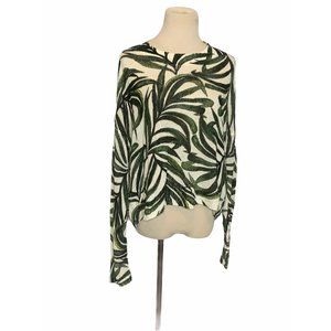 Show Me Your Mumu Peruvian Palms Print Sweater L